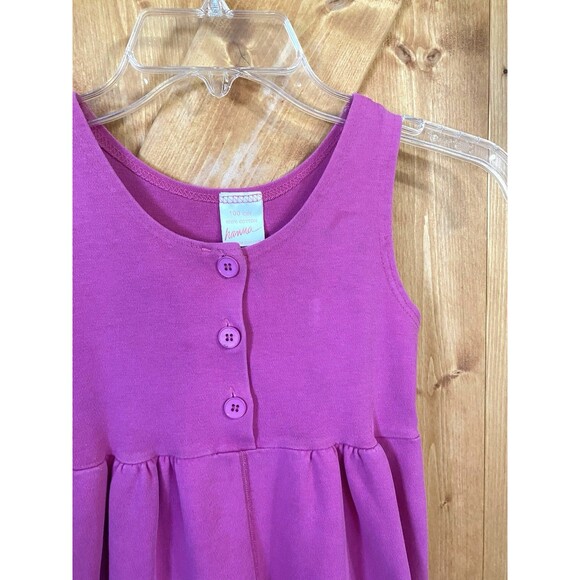 Vtg Hanna Andersson 100cm 3T Pink Cotton Romper Jumpsuit Made in Sweden - Picture 8 of 14